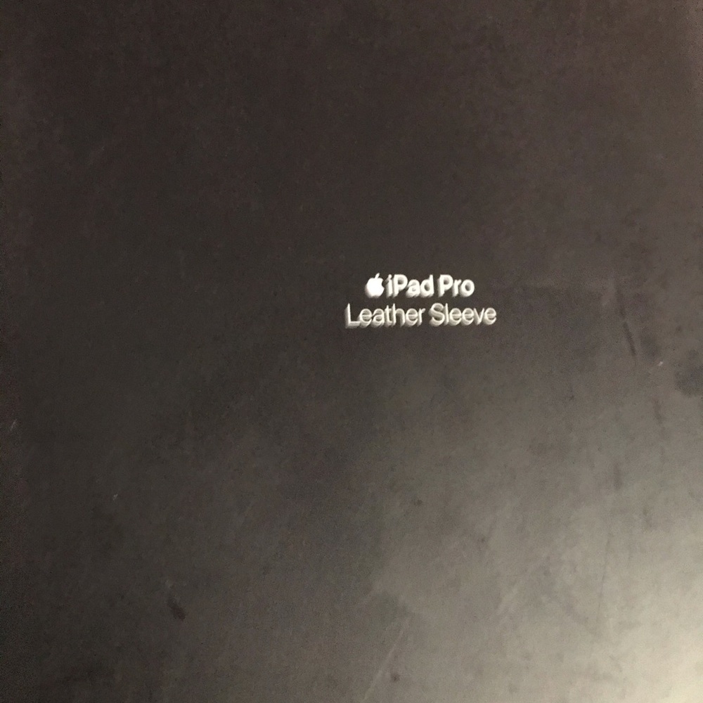 iPad leather sleeve